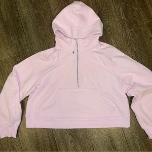 Scuba Oversized Half Zip Hoodie